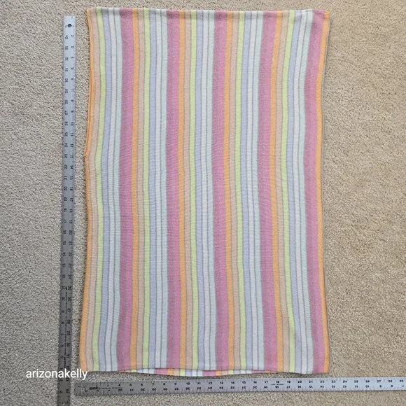 GAP Silk Knit Striped Balaclava Scarf Wrap - Picture 9 of 10